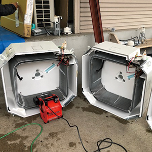 部品の交換・洗浄